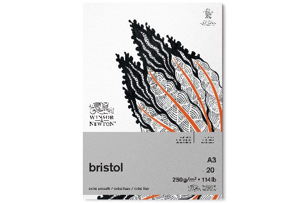 Bristol pad 250g A3, 20 pages